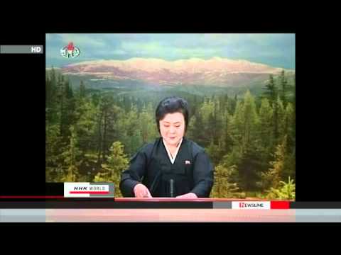 Official North Korea State TV Announcement of Death of Kim Jong Il