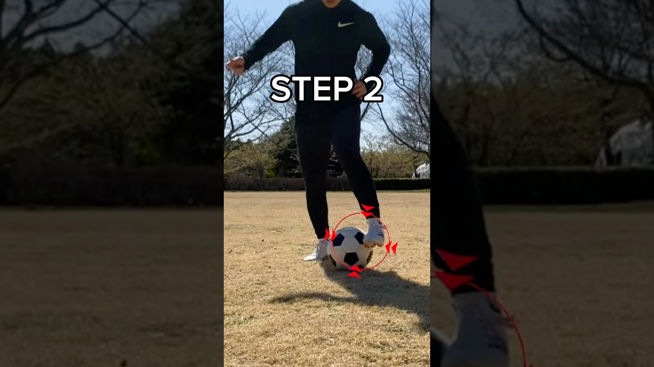 Football skill tutorial⚡️⚽️ #football #soccer #futebol #futbol #축구