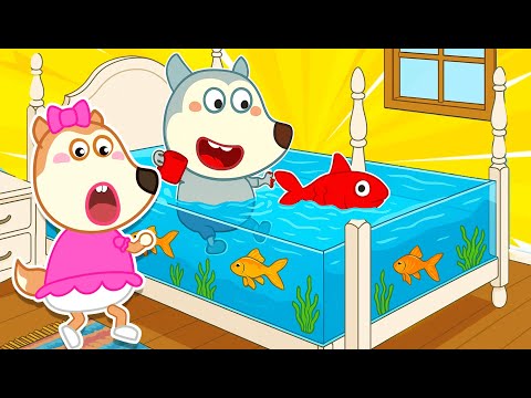Lycan Turned my Bed into a Fish Tank... 🐺 Cartoons for Kids
