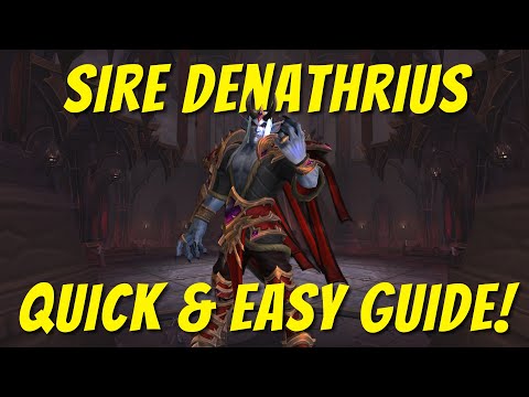 How not to wipe LFR on Sire Denathrius | Super simple guide to Castle Nathria's FINAL BOSS! | WoW