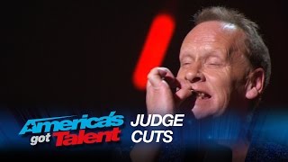 The Regurgitator: Performer Swallows Sharp Blade and Brings It Back Up - America&#39;s Got Talent 2015