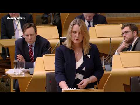 Scottish Conservative Debate: Early Years and Childcare (2nd speech)