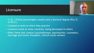 Introduction to Clinical Psychology