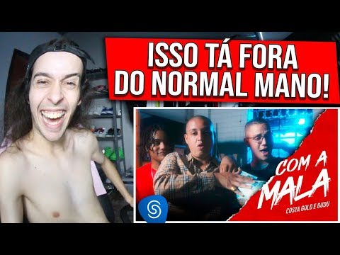 (ESSA JÁ É HIT 🔥) REAGINDO a Costa Gold - Com a mala 💼 (feat. Dudu) - REACT/REAÇÃO
