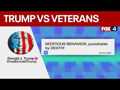 Trump accuses veteran lawmakers of sedition punishable by death
