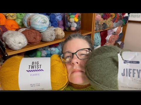 Jiffy VS Big Twist Classic #yarnreview  #newyarn @JOANNStores #yarnlover  #bigtwist #lionbrandyarn