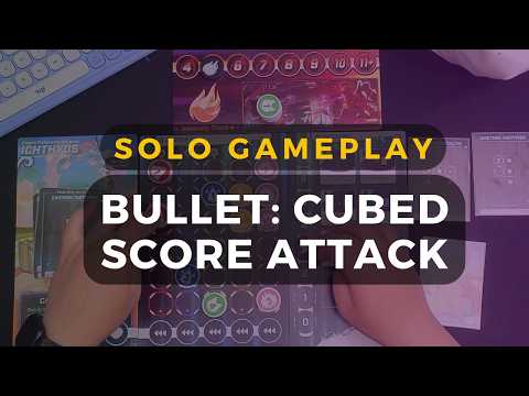 Bullet Board Game Solo Gameplay - Score Attack as Ichthyos (new heroine!) | DaniCha