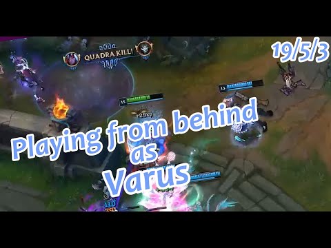 Playing from behind as ADC Varus | Eisuke