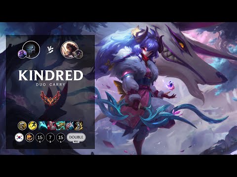 Kindred ADC vs Samira - KR Grandmaster Patch 12.8