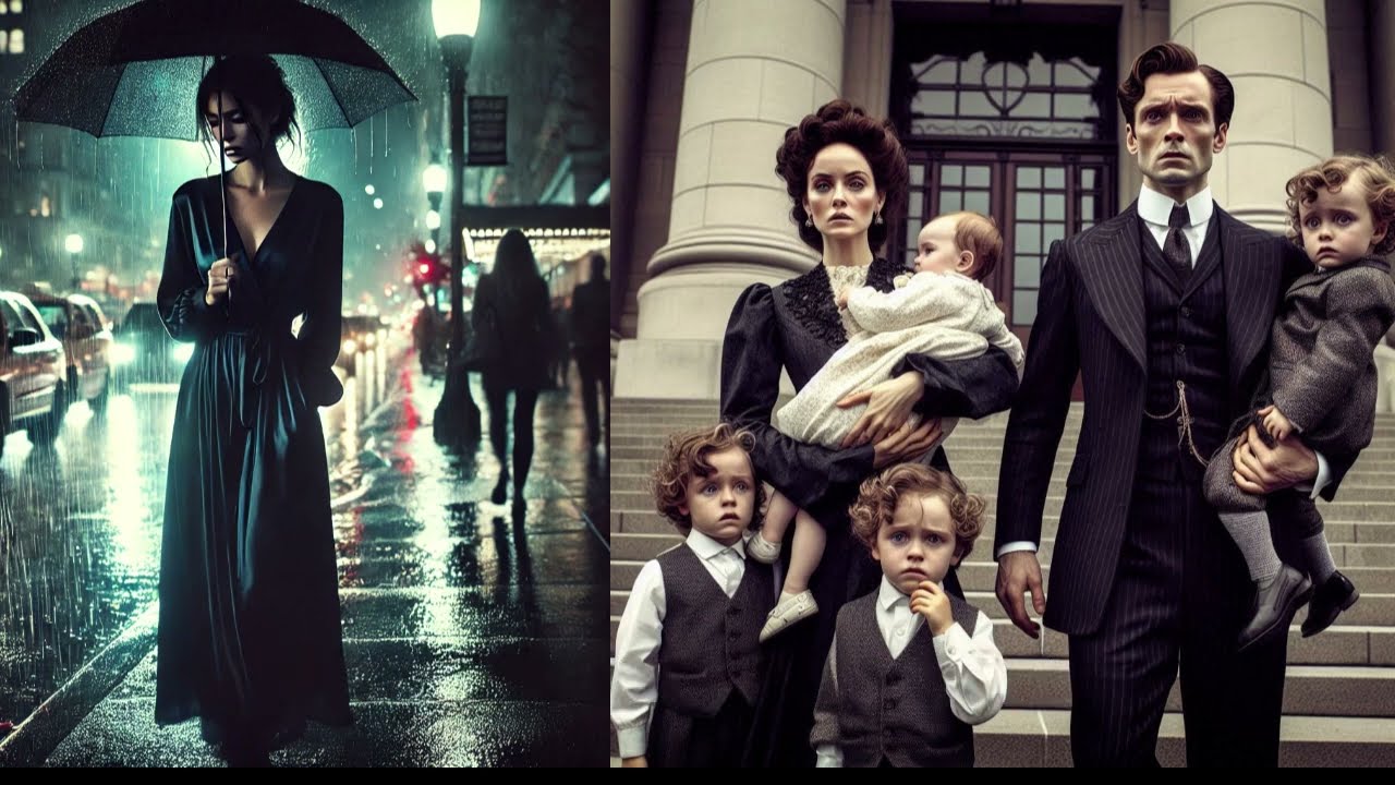 BRIDE LEFT BY MILLIONAIRE AND YEARS LATER HE SEES HER WITH QUADRUPLETS AND TAKES HER TO COURT(Part2)