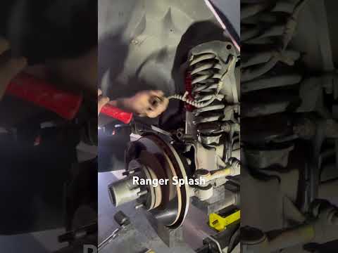 Ford Ranger Splash gets Camber correction sleeves installed. #automobile #suspension #houston #car