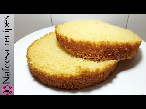 How to make perfect vanilla Sponge cake without oven.Easy and simple recipe.