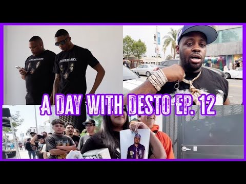 A Day With Desto Dubb EP. 12 | BlueBucksClan X Drakeo The Ruler "Legendary" Pop-Up