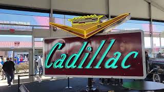 Rotating Lone Star 1950&#39;s Cadillac Sign Sold $82,600 Cadillac Neon Sign
