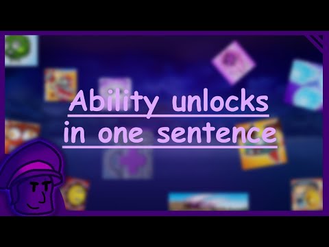 Ability unlocks in one sentence - PVZGW2