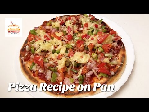 Pizza Recipe | Pizza without Oven | Homemade Delicious Pizza Recipe | How to make Pizza Recipe
