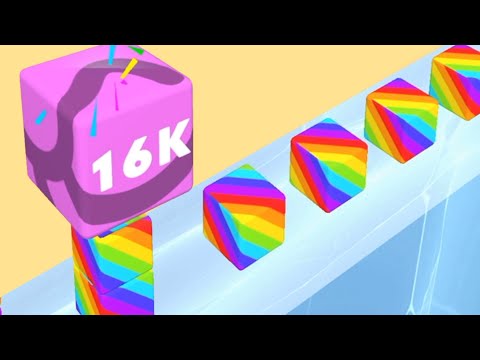 Satisfying Mobile Game/ Jelly Run 2048 vs Man Runner 2048 - 2048 jelly Gameplay New Update max Level