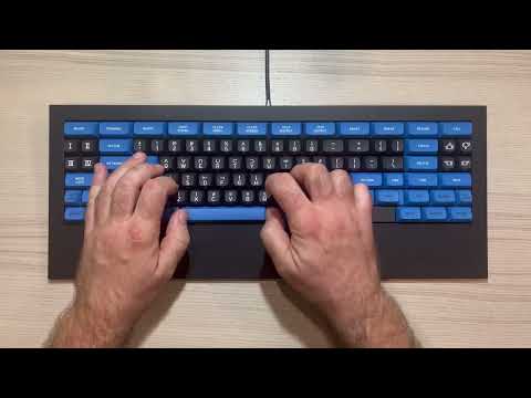 Keymacs A624N-101 Black & Blue Space Cadet