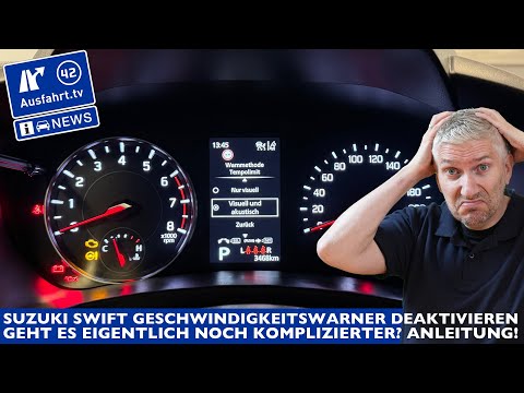 2024 Suzuki Swift traffic sign recognition speed warning deactivate