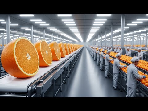 Inside the Modern Orange Factory: High-Tech Marmalade Production & Automated Harvest