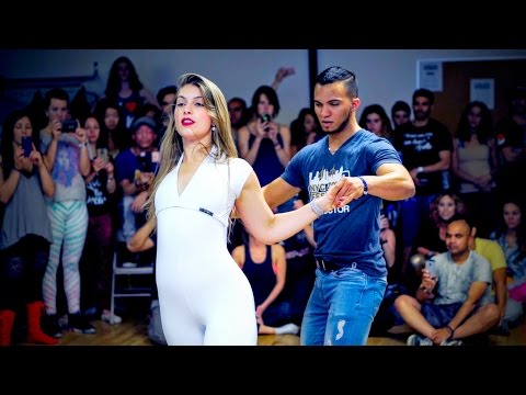 Arthur Santos & Layssa Liebscher - Circular Head Movements 2016 NYC Zouk Festival - Hotline Bling