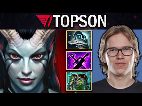Queen of Pain Dota 2 7.32 Gameplay T1.Topson with Super Armor Build #dota2 #dota2gameplay