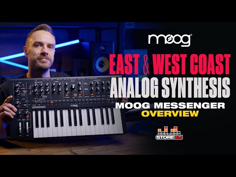 Moog Messenger OVERVIEW & DEMO - East & West Coast synthesis together at last!
