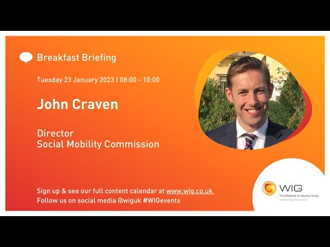 A New Approach to Social Mobility with John Craven, Director ...