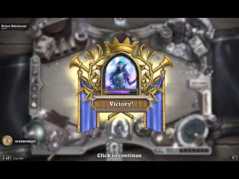 Hearthstone - One night in Karazhan - Free Medivh! [HEROIC] ending