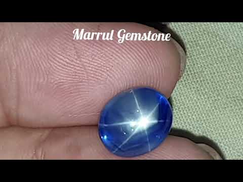 Similar Royal blue sapphire star ceylon 6.79ct safir srilanka clean 99%