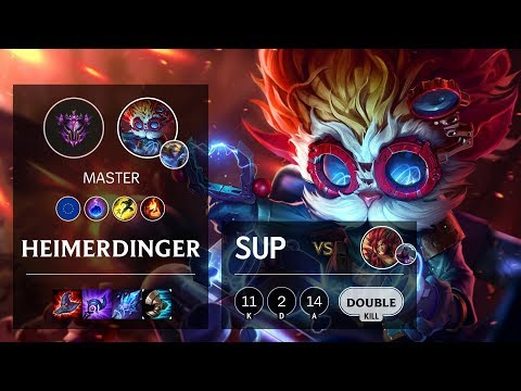 Heimerdinger Support vs Zyra - EUW Master Patch 10.7