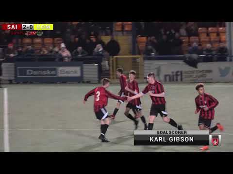 Saintfield United v Comber Rec - Under 17s Second Division - 30th January 2019