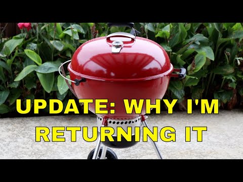 Red Weber Kettle Limited Edition: Porcelain Coating Chip