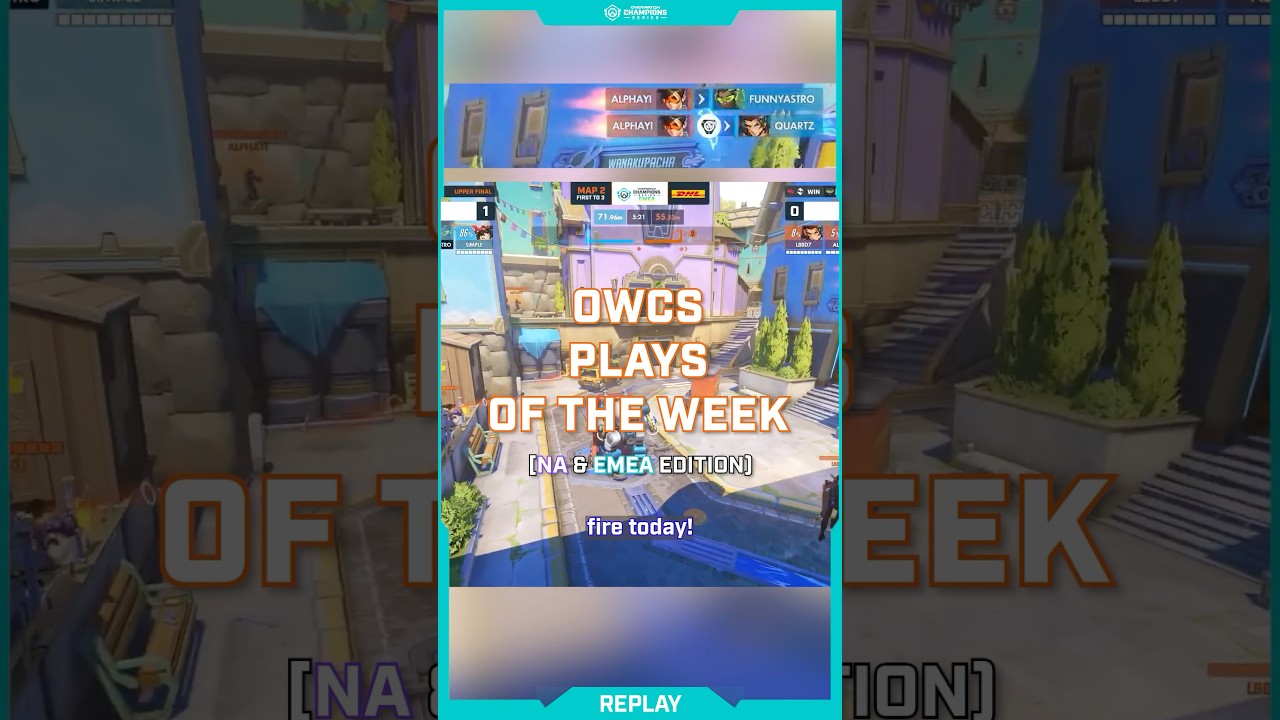 While we’re waiting for Champions Clash…some of the highlights from Playoffs! 🔥 #OWCS #overwatch