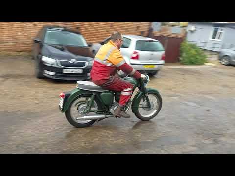 1965 BSA B40 350cc at Andy Tiernans #07605BSA