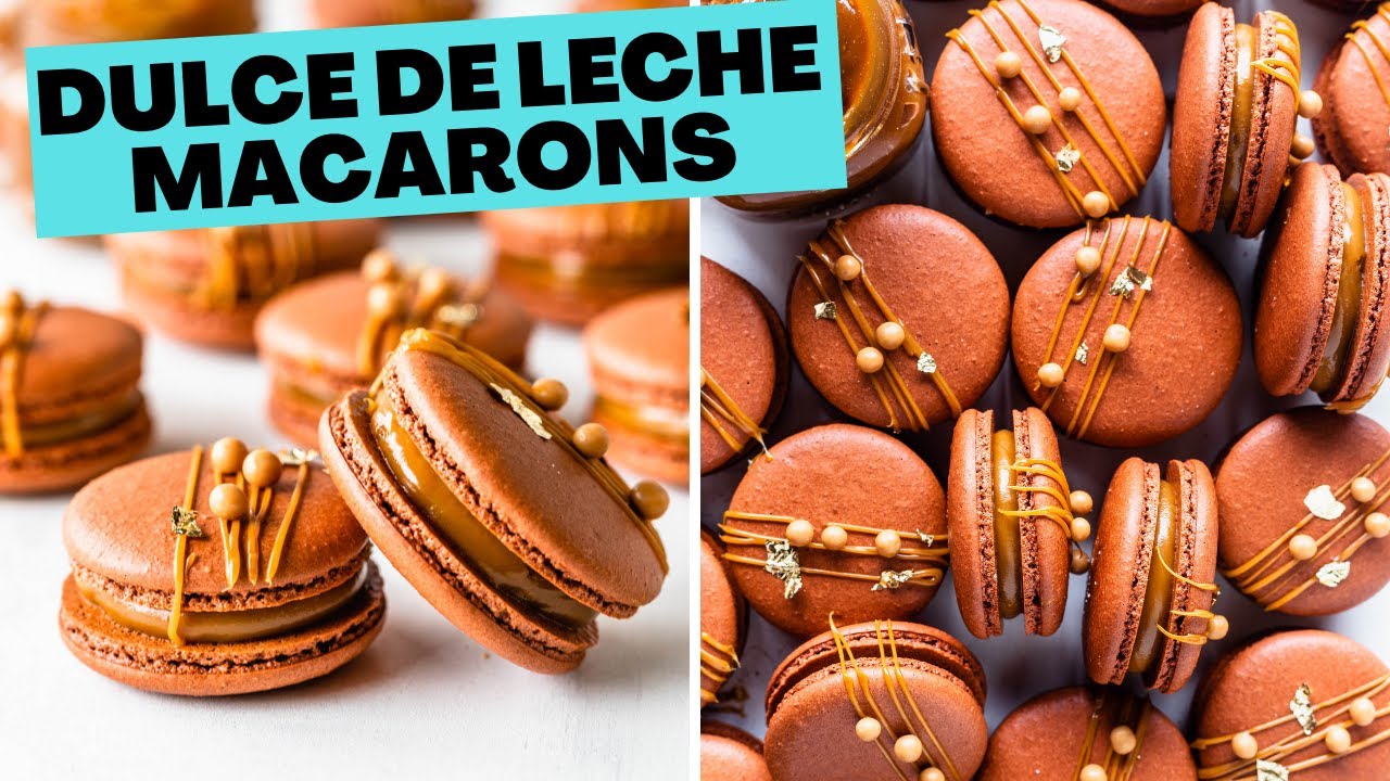 Dulce de Leche Macarons
