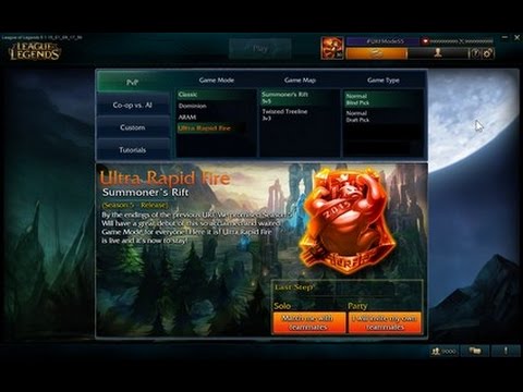 League of legends NURF game mode N.U.R.F review