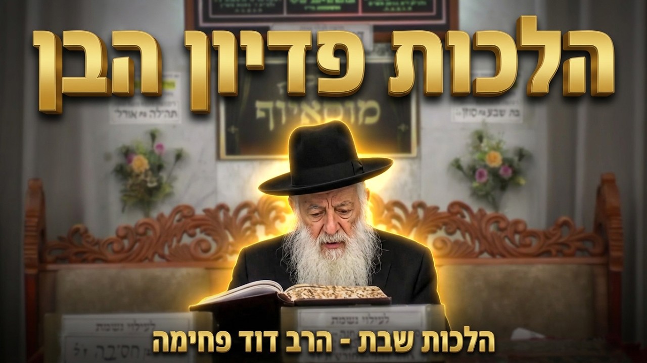 הרב דוד פחימה  •   הלכות פדיון הבן