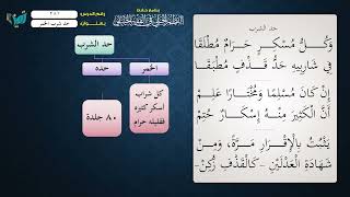 صورة 281 شرح النظم الجلي مع الإحمرار للشيخ عامر بهجت حد شرب الخمر
