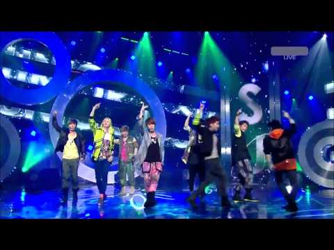 110806  Super Junior - Superman + Mr. Simple Music Core Comeback Stage