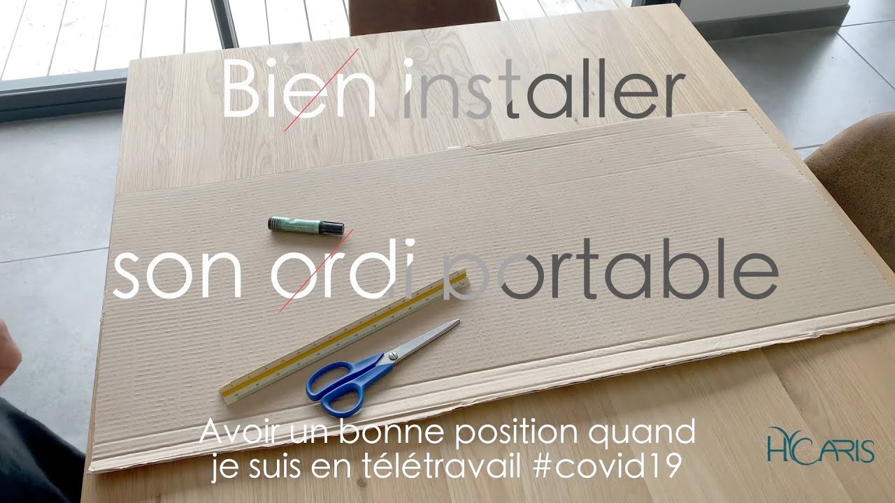 Se fabriquer un support pour son ordi portable en 3 minutes !