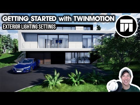 Getting Started RENDERING IN TWINMOTION (EP 7) - Exterior Lighting Complete Tutorial