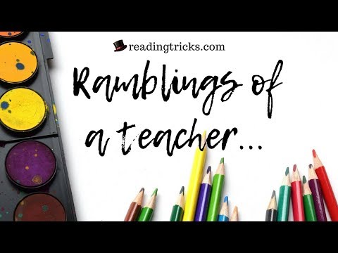 Back to School Ramblings of a Teacher...