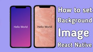 How to set background image in react native | image in react native |  latest technology