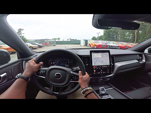 New VOLVO XC60 Ultimate Black Edition POV test drive #volvo #xc60 #blackedition #pov #carreview