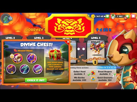 YEAR OF THE RAT EVENT START & DIVINE CHEST | Dragon Mania Legends |
