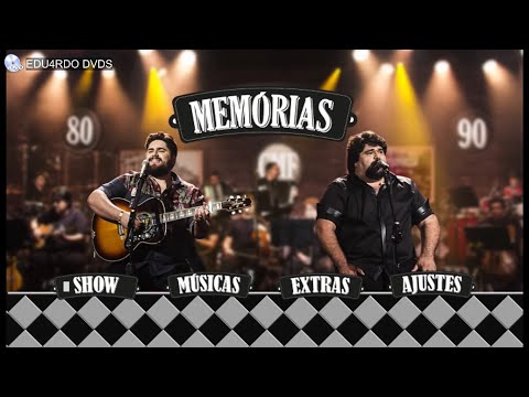 César Menotti & Fabiano - Memórias  (VIDEO) - Anos 80 e 90 Ao Vivo (2015)