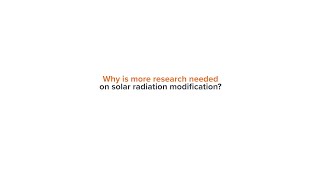 Gabriela Ramos: Why is more research needed on solar radiation modification?