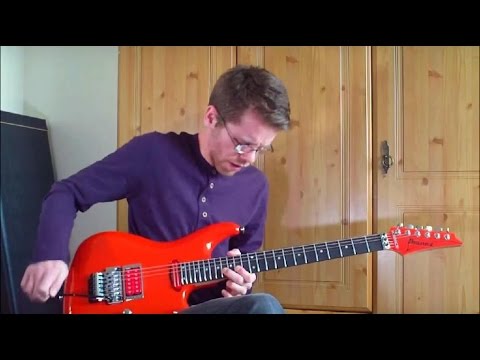 Joe Satriani - The Golden Room (Improvisation heavy/guitar cover) by Ryan Smith with Ibanez JS2410