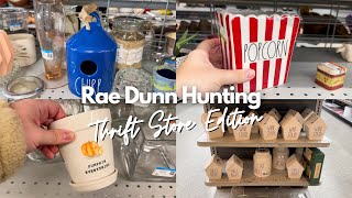 Is Rae Dunn over? Rae Dunn Hunting Thrift Store Edition #raedunn #thriftstorefinds #goodwillfinds